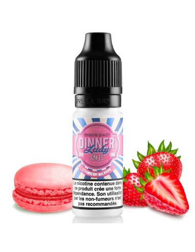 DINNER LADY Strawberry Macaroon salts 20mg