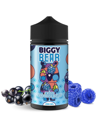 BIGGY BEAR Cassis Framboise Bleue shortfill 200ml