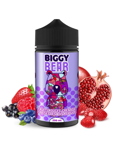 BIGGY BEAR Fruits Rouges Grenade Fraises des Bois shortfill 200ml