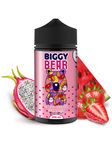 BIGGY BEAR Pitaya Fraise Pastèque shortfill 200ml