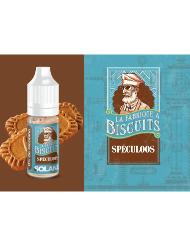 SOLANA Fabrique à biscuit Speculoos concentré 10ml