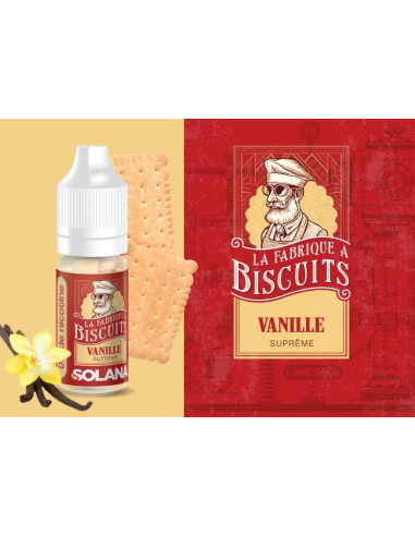 SOLANA Fabrique à biscuit Vanille concentré 10ml