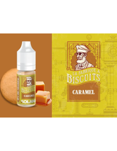 SOLANA Fabrique à biscuit Caramel concentré 10ml