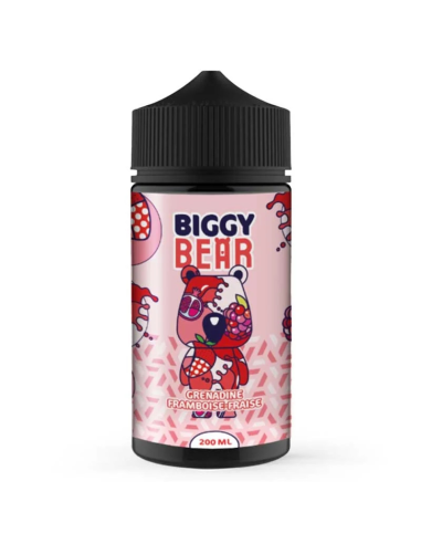 BIGGY BEAR Grenadine Framboise Fraise Shortfill 200ml