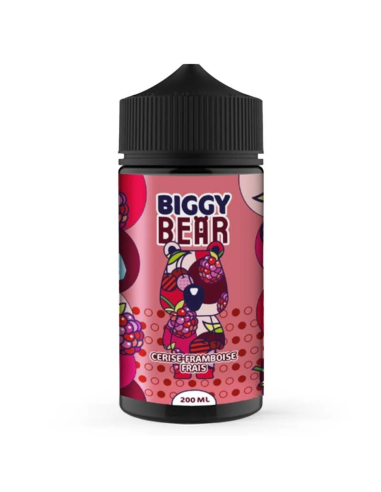 BIGGY BEAR  Cerise Framboise Frais Shortfill 200ml