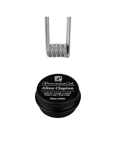 BD VAPE Alien Clapton Ni80+Ni90 0.15 ohm prebuild